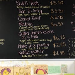 Le Gouter - Chalkboard menu.