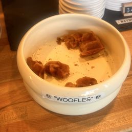 Woofles for the pups! Woofles for the pups!
