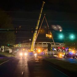 McDonald's - The only street sign for McDonald's in Reston. As you approach from Wiehle Ave. heading towards the toll road.