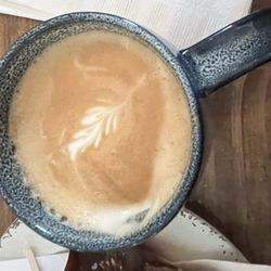 The Barn Coffee & Social House - Latte with artistic flair