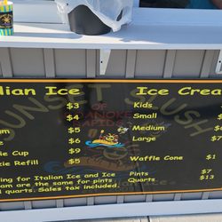 Sunset Slush - Roanoke Rapids - Pricing