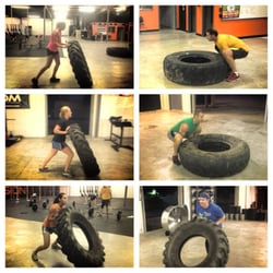 CrossFit Provision - A tire flipping time!