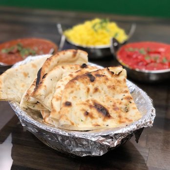 Turmeric Hut - Indian Restaurant - Plain Naan & Aloo Paratha - Indian Near Me - Oceanside, California