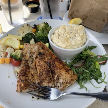 Nectar - Swordfish, brunch menu. Very good. Not overly blackened, flavorful Friends/family had seafood omelette - Breakfast & Brunch Near Me - Hilton Head Island, South Carolina