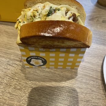 Egg Happiness - Spicy Pork Egg Toast - Korean Near Me - Dublin, California