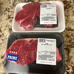 2filets $20. 1 strip $13 2filets $20. 1 strip $13