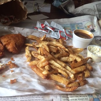 British Fish & Chips-Shady Rest - 2 piece halibut & chips - to go, plus tartar & gravy - Seafood Near Me - Kelowna, British Columbia British Fish & Chips-Shady Rest - 2 piece halibut & chips - to go, plus tartar & gravy - Seafood Near Me - Kelowna, British Columbia