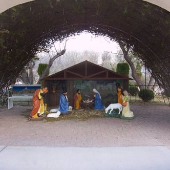 Holy Trinity Monastery - Colorful nativity statues - Churches Near Me
