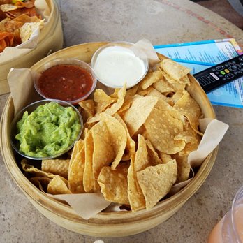 Paradise Springs Water Park - Chips and dips, all dips are very fresh and yummy. Chips are good too. - Water Parks Near Me - Grapevine, Texas Paradise Springs Water Park - Chips and dips, all dips are very fresh and yummy. Chips are good too. - Water Parks Near Me - Grapevine, Texas