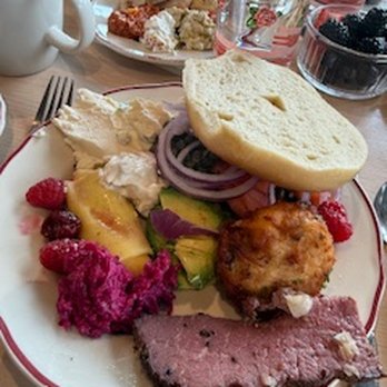Safta - Bagel, pastrami, latke and cream cheese - Middle Eastern Near Me - Denver, Colorado