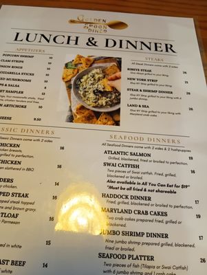 Menu photo 1 Golden Spoon Diner Ocala, FL