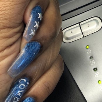 Alice Nails & Spa - Nails by Nikki "Cowboys Nation" - Nail Salons Near Me - Richardson, Texas