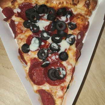 Blondie’s Pizza - Pepperoni and olives slice - Pizza Near Me - Berkeley, California Blondie’s Pizza - Pepperoni and olives slice - Pizza Near Me - Berkeley, California