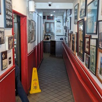 Harry's Coffee Shop - Another shot, just inside the back door. The single occupant restroom right off to stage right. Not in the shot. - American Near Me - La Jolla, California Harry's Coffee Shop - Another shot, just inside the back door. The single occupant restroom right off to stage right. Not in the shot. - American Near Me - La Jolla, California