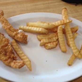 Grinder's American Diner - Kids plate chicken fingers and French fries. - Breakfast & Brunch Near Me - Jacksonville, Florida Grinder's American Diner - Kids plate chicken fingers and French fries. - Breakfast & Brunch Near Me - Jacksonville, Florida