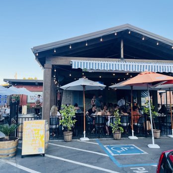 Locanda Wine Bar - Outside patio view on the hot summer day. - Italian Near Me - Livermore, California Locanda Wine Bar - Outside patio view on the hot summer day. - Italian Near Me - Livermore, California