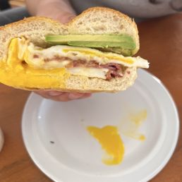 Bacon egg and cheese wrap Bacon egg and cheese wrap