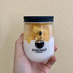 Mango Coconut Pudding