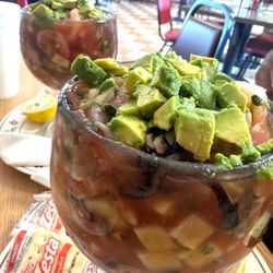 Mixed seafood cocktail called Campenchana
