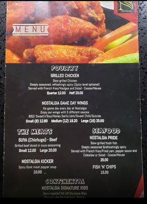 Menu photo 2 Nostalgia Grill Toronto, ON Menu photo 2 Nostalgia Grill Toronto, ON