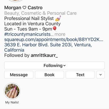 Manicures by Morgan - Morgan's Instagram - Nail Technicians Near Me - Ventura, California Manicures by Morgan - Morgan's Instagram - Nail Technicians Near Me - Ventura, California