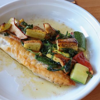 Raccolto - Alaskan rockfish, summer squash, lobster mushrooms - Italian Near Me - Seattle, Washington