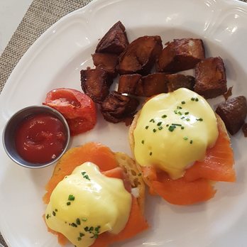 Honey Salt - Salmon Benedict - Canadian (New) Near Me - Vancouver, British Columbia Honey Salt - Salmon Benedict - Canadian (New) Near Me - Vancouver, British Columbia