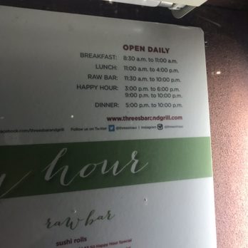 Three's Bar & Grill - Hours - Asian Fusion Near Me - Kihei, Hawaii Three's Bar & Grill - Hours - Asian Fusion Near Me - Kihei, Hawaii
