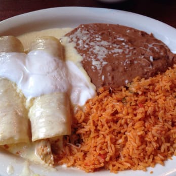 Jose Tequilas - Chicken enchiladas and sour cream - Mexican Near Me - Norfolk, Virginia