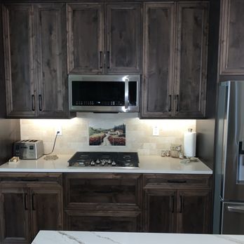 America's Dream HomeWorks - Java Stained Rustic Alder cabinets - General Contractors Near Me - North Highlands, California America's Dream HomeWorks - Java Stained Rustic Alder cabinets - General Contractors Near Me - North Highlands, California