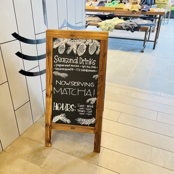Market - a chalkboard sign in a store - Coffee & Tea Near Me - Portland, Oregon