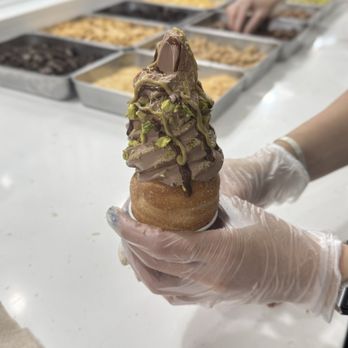 Crispy Cones - Dubai chocolate cone - Ice Cream & Frozen Yogurt Near Me - Edison, New Jersey