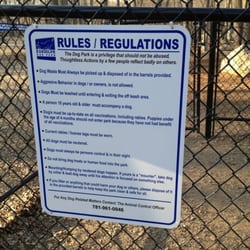 Randolph Dog Park - Rules