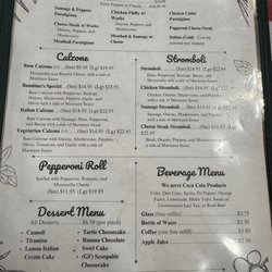 Bambino's Bistro - Menu