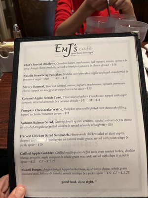 Menu photo 7 Em J's Cafe Berwyn, PA