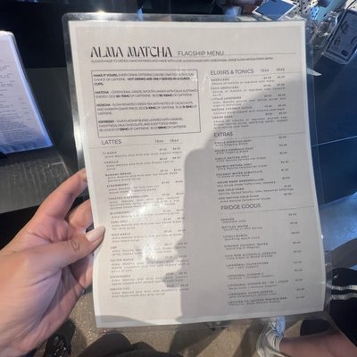 Menu photo 6 Alma Matcha FORT LAUDERDALE, FL
