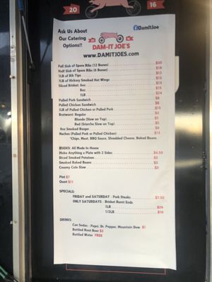 Menu photo 2 Dam-It Joe's West Alton, MO Menu photo 2 Dam-It Joe's West Alton, MO