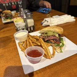 Half Moon Sports Grill - California burger.