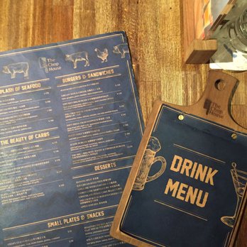 The Chop House - Great menu design! - American Near Me - Hong Kong, HK