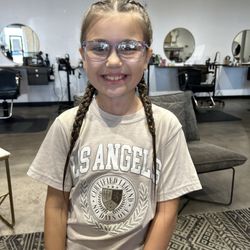 Loves her French braids!