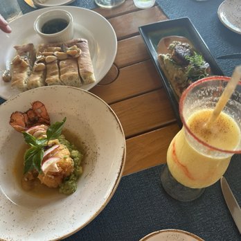 Hualani's - Lobster tempura, focaccia, scallops, cocktail - Hawaiian Near Me - Lihue, Hawaii