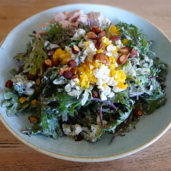 Kali Steak - Chicken Salad – Baby Kale / Almonds / Smoked Eggs / Blue Cheese - Steakhouses Near Me - Los Angeles, California Kali Steak - Chicken Salad – Baby Kale / Almonds / Smoked Eggs / Blue Cheese - Steakhouses Near Me - Los Angeles, California