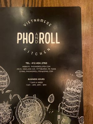 Menu photo 8 Pho and Roll Vietnamese Kitchen Pittsburgh, PA Menu photo 8 Pho and Roll Vietnamese Kitchen Pittsburgh, PA