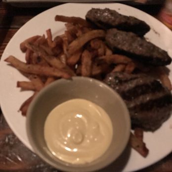 Kiki's - beef patty with fries - Greek Near Me - New York, New York
