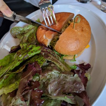 The Cavalier - Marlowe burger and salad - New American Near Me - San Francisco, California