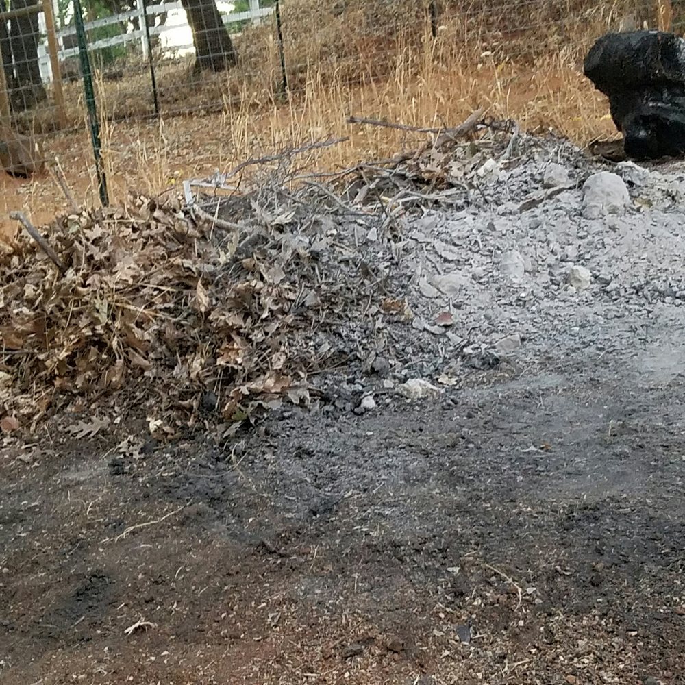 Junk King Gold Country - The pile they spread around, now raked up by us. - Junk Removal & Hauling Near Me - Grass Valley, California Junk King Gold Country - The pile they spread around, now raked up by us. - Junk Removal & Hauling Near Me - Grass Valley, California