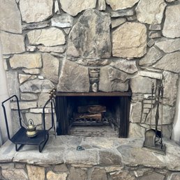 How the fire place was left after job was completed. How the fire place was left after job was completed.