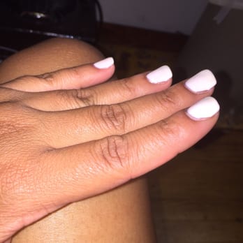 Hollywood Nail Salon - First day gel manicure, kinda looks like a week or two old. Very unhappy, staff is not helpful at all. - Nail Salons Near Me - Bronx, New York