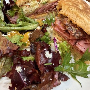 Urbane Cafe - Certified Black Angus Santa Maria style Tri-tip sandwich and fresh greens salad. - Sandwiches Near Me - Santa Maria, California Urbane Cafe - Certified Black Angus Santa Maria style Tri-tip sandwich and fresh greens salad. - Sandwiches Near Me - Santa Maria, California