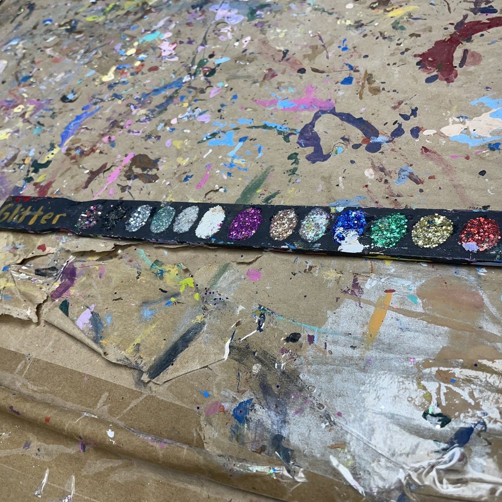 Selection of glitter Selection of glitter
